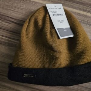 Michael Kors Two-Tone Knit Beanie - Black & Mustard